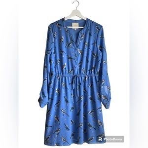 MODCLOTH Effortless on Arrivals Dress Bird Print